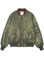 ANINE BING veste bomber Leon satinée - Vert - thumbnail