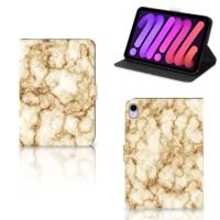 iPad Mini 6 (2021) Leuk Tablet hoesje Marmer Goud