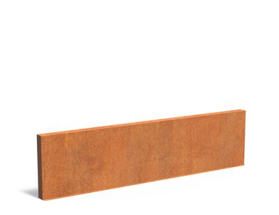 Cortenstaal muur 400x15x100cm.