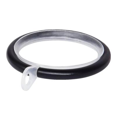 Leen Bakker - 10 Ringen + Inlage Ø20mm - Metaal - Zwart