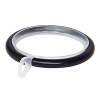 Leen Bakker - 10 Ringen + Inlage Ø20mm - Metaal - Zwart