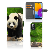 Samsung Galaxy M52 Telefoonhoesje met Pasjes Panda