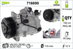 Valeo Airco compressor 716690