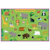 Deltas Educatieve onderlegger preschool - dieren van de dierentuin