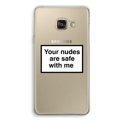 Safe with me: Samsung A3 (2017) Transparant Hoesje
