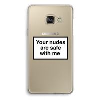 Safe with me: Samsung A3 (2017) Transparant Hoesje