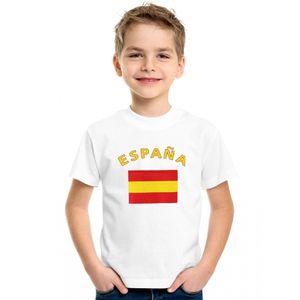 Spaanse vlag t-shirts voor kinderen XL (158-164)  -