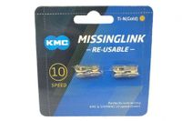 KMC Kettingschakel 10-speed 2 stuks - Goud
