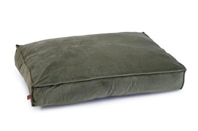 Designed by Lotte Nalino Hondenkussen Fluweel Groen 100x70x15cm