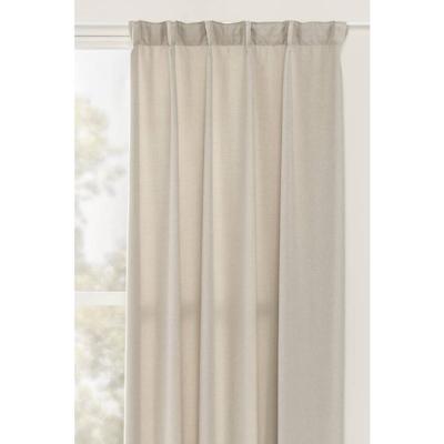 1+1 Gratis Leen Bakker - Gordijn Julian - 140x280 Cm (1 Stuk) - Polyester - Beige