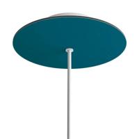 Ronde plafondkap zeegroen minimalistisch 200mm 1 uitgang