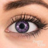 Pretty Eyes 1-Maand kleurlens 2P violet (2 st)