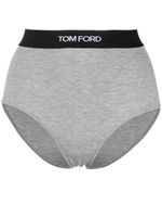 TOM FORD slip à taille à logo - Gris - thumbnail