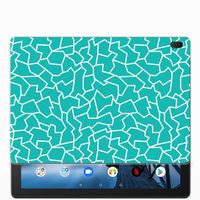 Lenovo Tab E10 Tablethoes Cracks Blue - thumbnail
