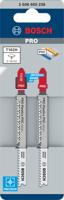 Bosch Accessoires PRO Plastics PVC clean T102H decoupeerzaagblad | 100 mm | 2-delig - 2608665238