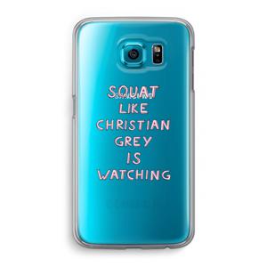 Christian Grey: Samsung Galaxy S6 Transparant Hoesje