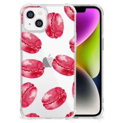iPhone 14 Beschermhoes Pink Macarons iPhone 14 Beschermhoes Pink Macarons