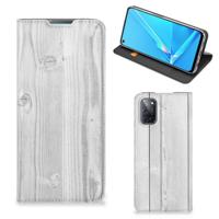 OPPO A52 | A72 Book | Wallet Case | White Wood