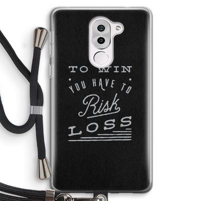 Risk loss: Honor 6X Transparant Hoesje met koord