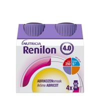 Renilon 4.0 Drankje Aroma Abrikoos Flessen 4x125ml