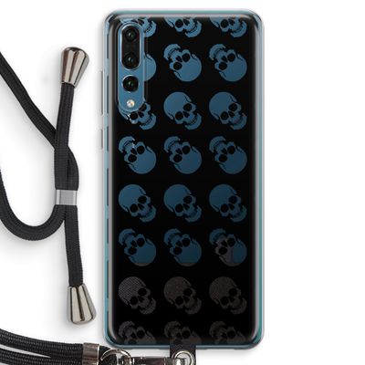 Musketon Skulls: Huawei P20 Pro Transparant Hoesje met koord