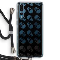 Musketon Skulls: Huawei P20 Pro Transparant Hoesje met koord