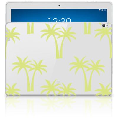 Lenovo Tab P10 | Siliconen hoesje | Palmtrees