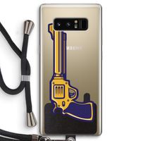 Pew Pew Pew: Samsung Galaxy Note 8 Transparant Hoesje met koord