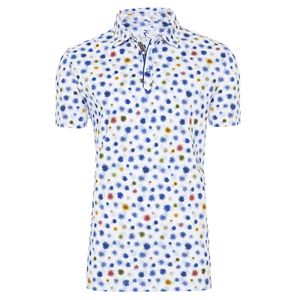 R2 Amsterdam Heren Polo Bloemen Print