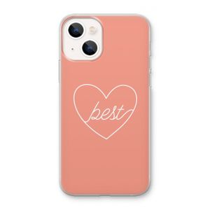 Best heart: iPhone 13 mini Transparant Hoesje