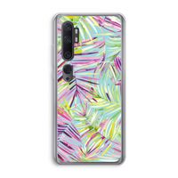 Tropical Palms Blue: Xiaomi Mi Note 10 Transparant Hoesje