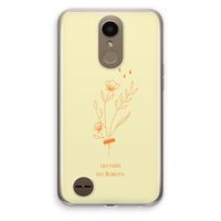 No rain no flowers: LG K10 (2017) Transparant Hoesje
