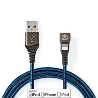 Nedis USB-Kabel | Apple Lightning 8-Pins naar USB-A Male | 480 Mbps | 2 m | 1 stuks - GCTB39300AL20 GCTB39300AL20