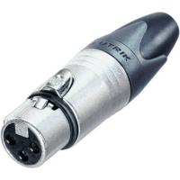 Neutrik NC3FXX XLR-connector Bus, recht Aantal polen: 3 Zilver 1 stuk(s)