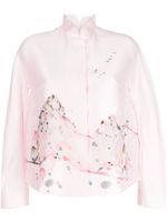 SHIATZY CHEN Renascent Collection organza-panels jacket - Rose - thumbnail