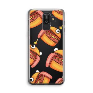 Hamburger: Samsung Galaxy J8 (2018) Transparant Hoesje