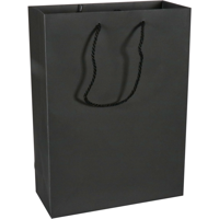 Tas | Papier | met koord | 27x 12x37cm | draagtas | zwart/wit | 100 stuks