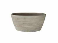 Schaal tokio ovl 29x15x14cm taupe