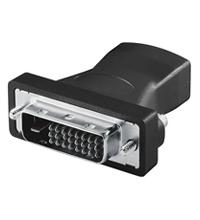 Goobay A 333 (HDMI 19pin F/DVI-D 24+1pin M) Zwart