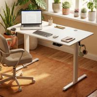 Zit sta bureau Wit 160x75x72-117cm