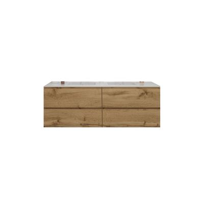Badkamermeubelset Gliss Zeus 180 cm Natuur Eiken