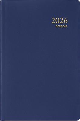Brepols agenda Delta Seta 6-talig, blauw, 2026