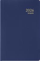 Brepols agenda Delta Seta 6-talig, blauw, 2026