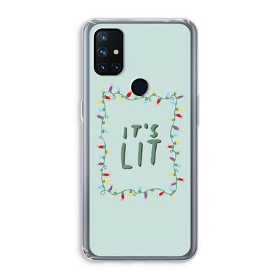 It's Lit: OnePlus Nord N10 5G Transparant Hoesje