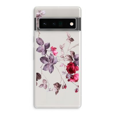 Mooie bloemen: Google Pixel 6 Pro Transparant Hoesje