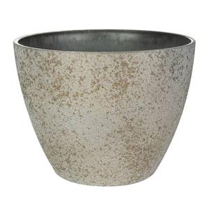 Ter Steege Bloempot|plantenpot - buiten - beige|goud - D19|H15 cm