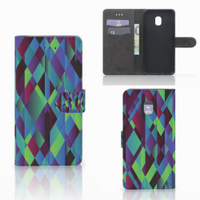 Samsung Galaxy J7 (2018) Bookcase Abstract Green Blue - thumbnail