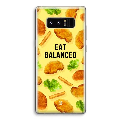 Eat Balanced: Samsung Galaxy Note 8 Transparant Hoesje