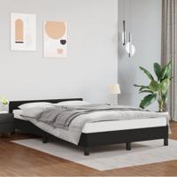 Bedframe zonder matras 120x190 cm kunstleer zwart