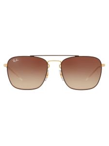 Ray-Ban lunettes de soleil à monture carrée - Or